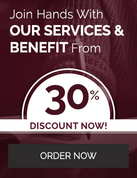 Join Hands With Our Services And Benefit From 30% Discount Now!